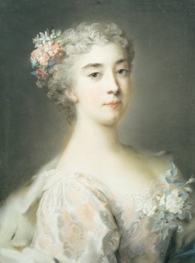 モデナのエンリケッタアンナソフィア（1702-1777）、1723 作： Rosalba Giovanna Carriera